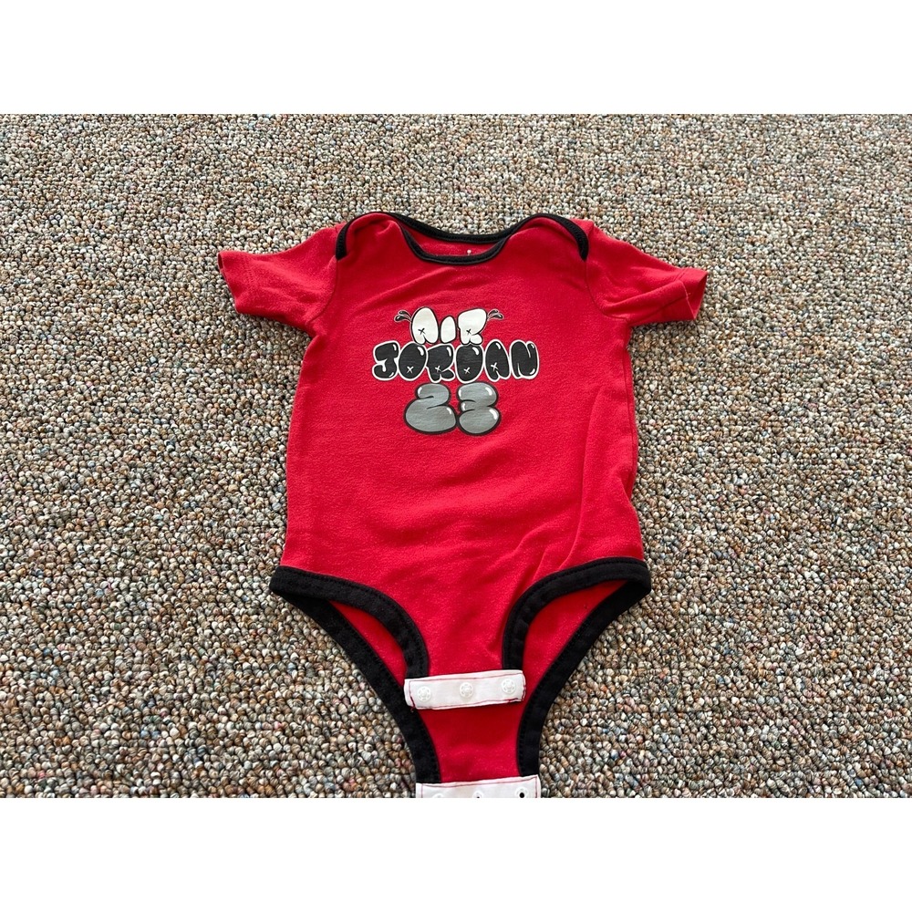 Nike Air Jordan Boys Air Jordan 23 Red Bodysuit 9-12M